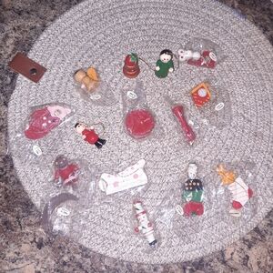 Assorted Miniature Wooden Ornaments